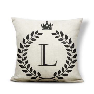 Letter Cushion Cover