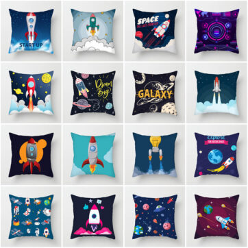 Space Rocket Cushions