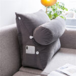 Highgrade Grey Backrest Cushion