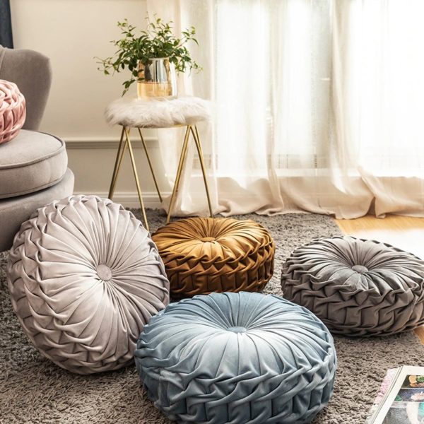 Round Floor Cushions - CushyDeco