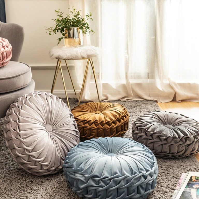 Round Floor Cushions CushyDeco