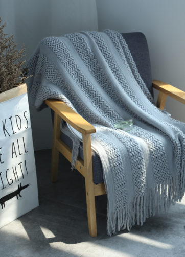 Lake Blue Mesh Blanket