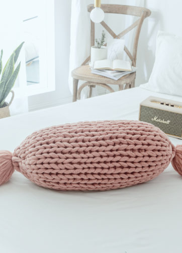 cylindrical throw pillows