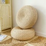 Tatami Straw Pouf