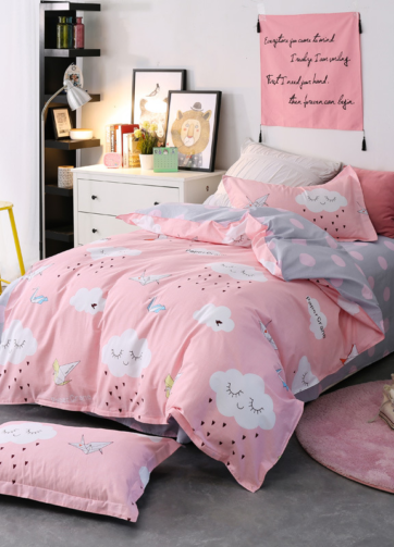 Dreamland Pink Kids' Bed Linen Set