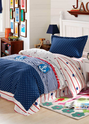 Dreamland Navy Kids' Bed Linen Set