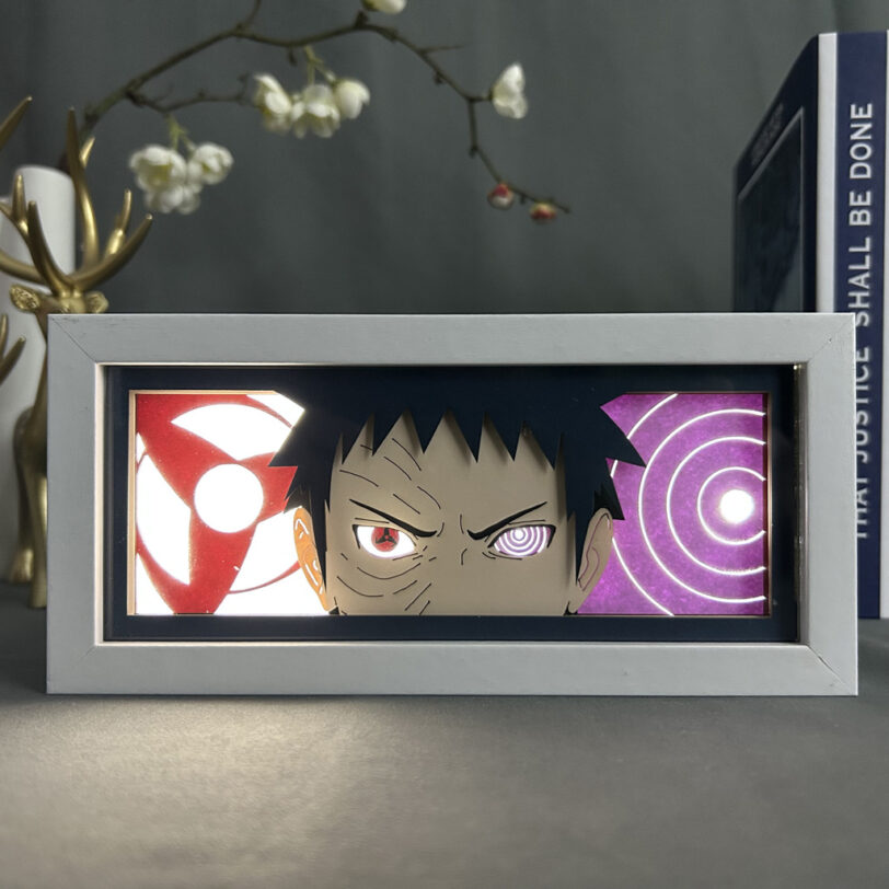 Obito Uchiha 3D Light Box - Naruto Anime Light Box