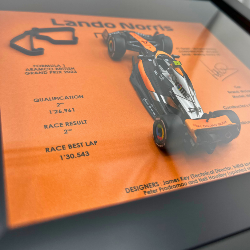 Lando Norris - British Grand Prix - F1 McLaren MCL60 - Gift Idea