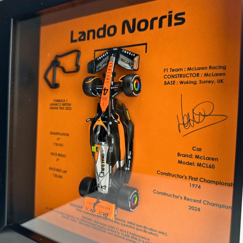 Lando Norris - British Grand Prix - F1 McLaren MCL60 - Gift Idea